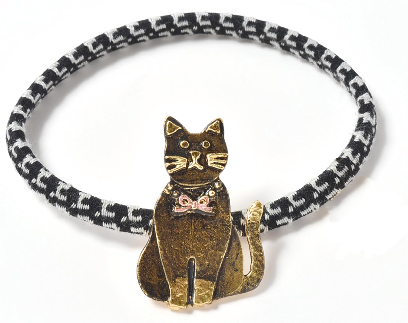 Amazon.co.jp: 匠 静電気軽減ヘアゴム クロネコ 約17cm TAK-36-2