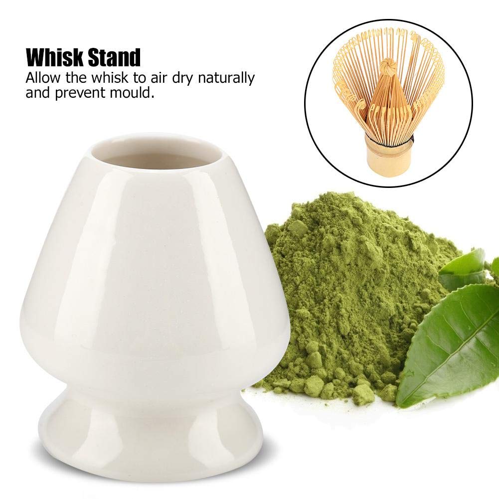 Matcha Garde Stand, Keramische Houder Traditionele Thee Beste Japanse Authentieke Accessoires Voor Bamboe Matcha Chasen Matcha Groene Theeceremonie (Groen