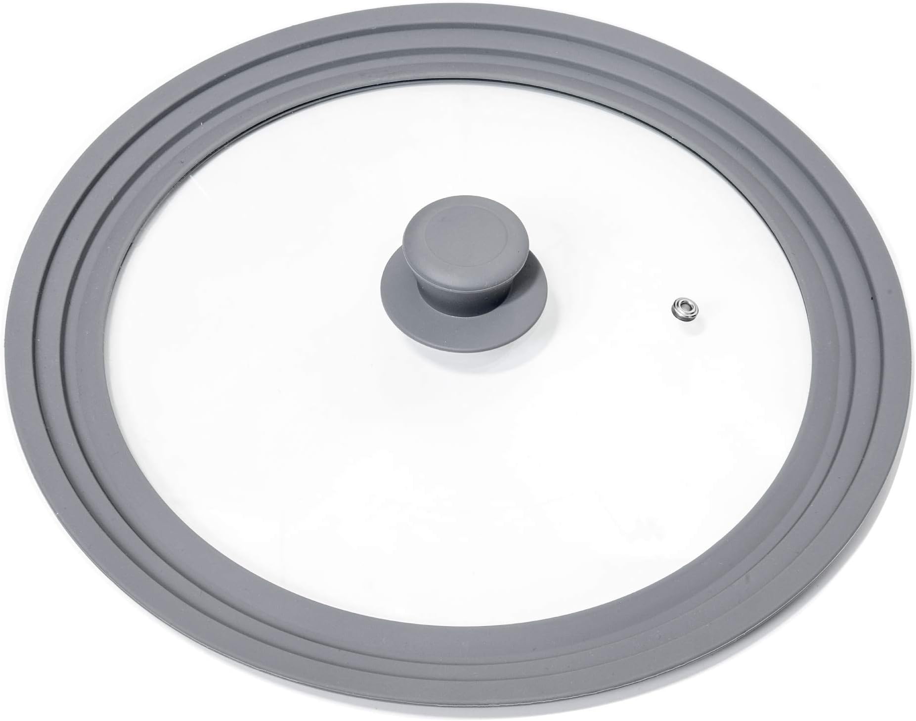 O-ishii Lidmaster Universal Glass Lid with Silicone Rim - suitable for Cooking Pots and Frying Pans Ø 28, 30 und 32 cm