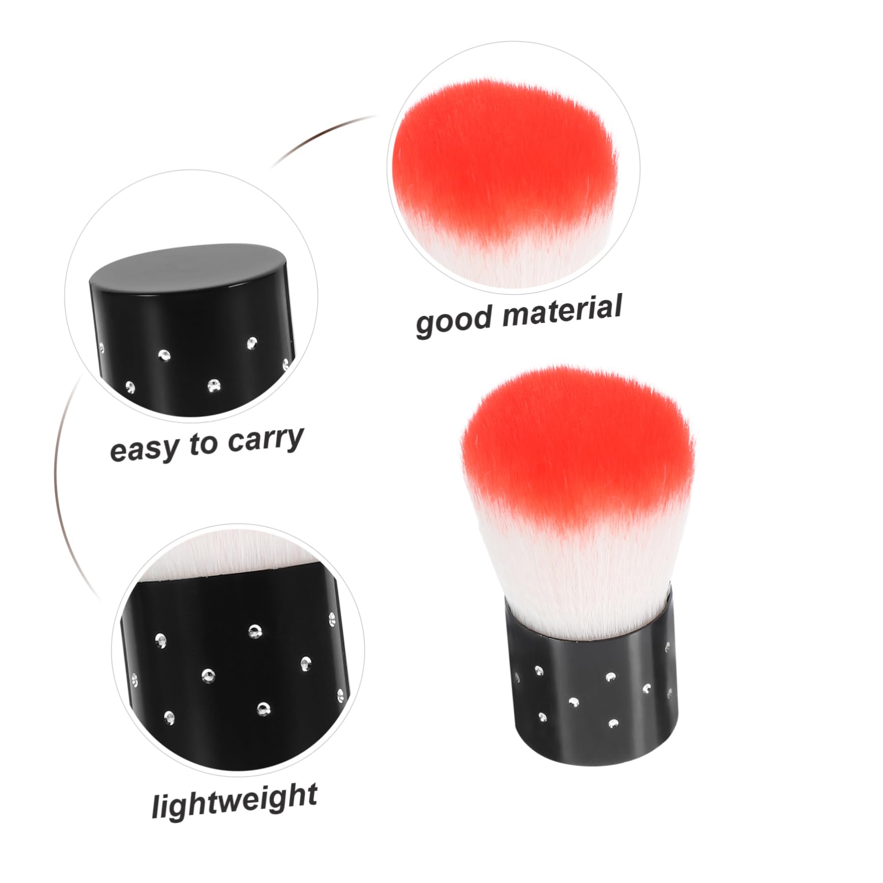 FRCOLOR 3 Set Di Immersione Per Unghie Include Vassoi Per Pennelli E Spolverino Per Unghie Corte Facile Da Usare 2 Pezzi * 3