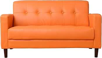 引き取りのみ！　　キャメルオレンジ　大川家具　革ソファ 引き取り！ キャメルオレンジ 大川家具 革ソファ ソファ オレンジ