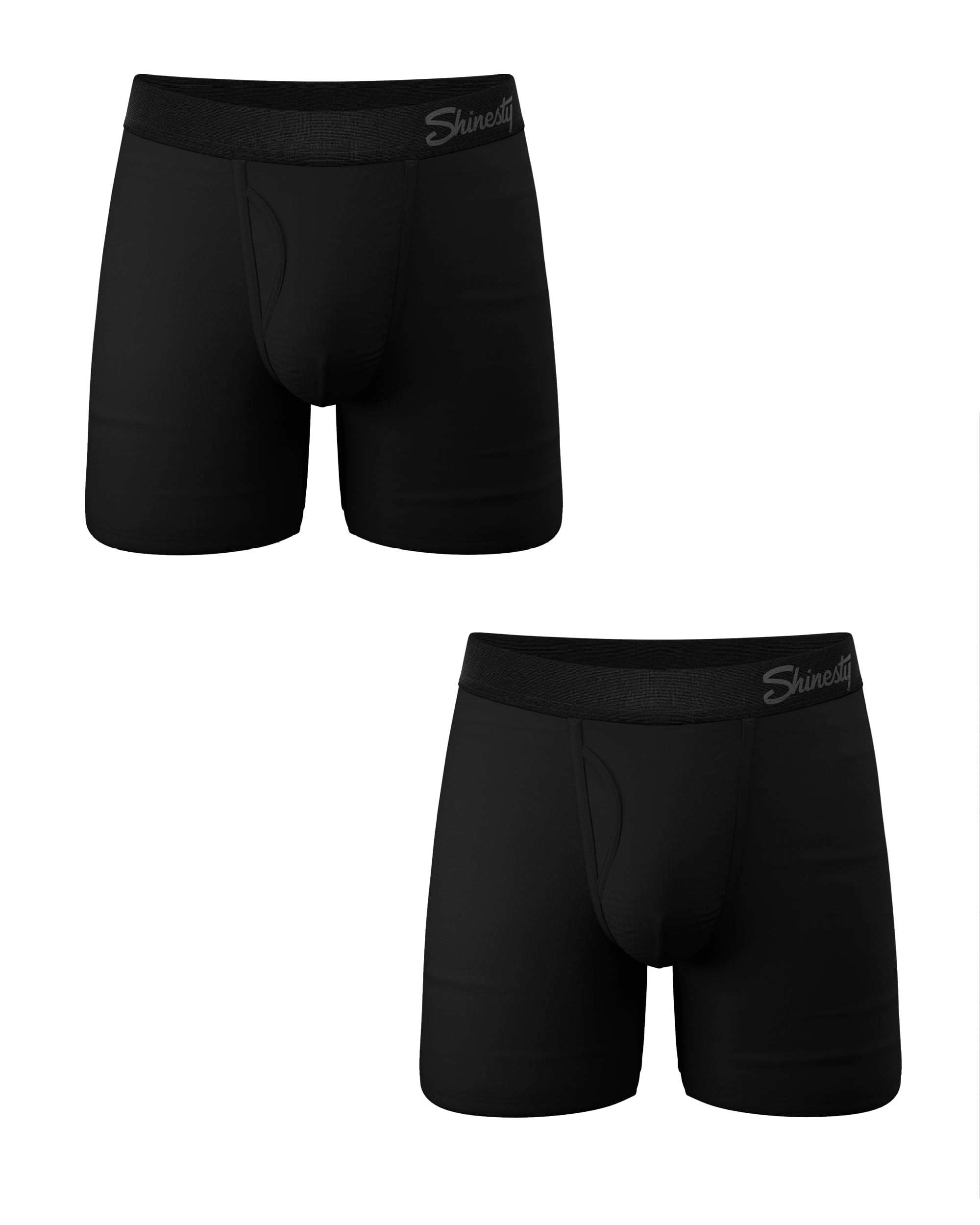 Shinesty Ball Hammock Boxer Briefs For Men Pack of 2 - Pouch Underwear For Men With Fly