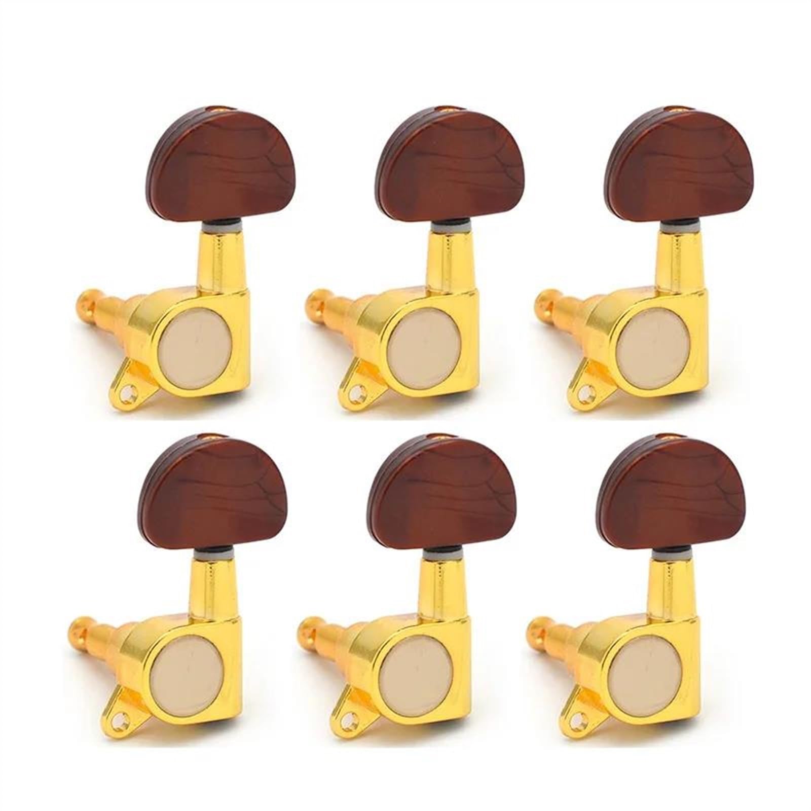 Clavijas de afinación guitarra acústica, afinador cabezal máquina, enchufable cuerda for popular, 6 piezas(6l)
