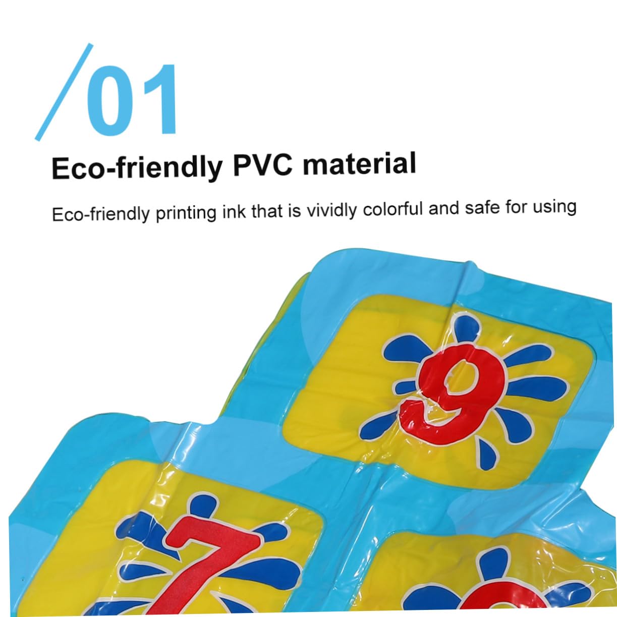 Colchoneta Inflable de Agua Azul de Plástico para Niños