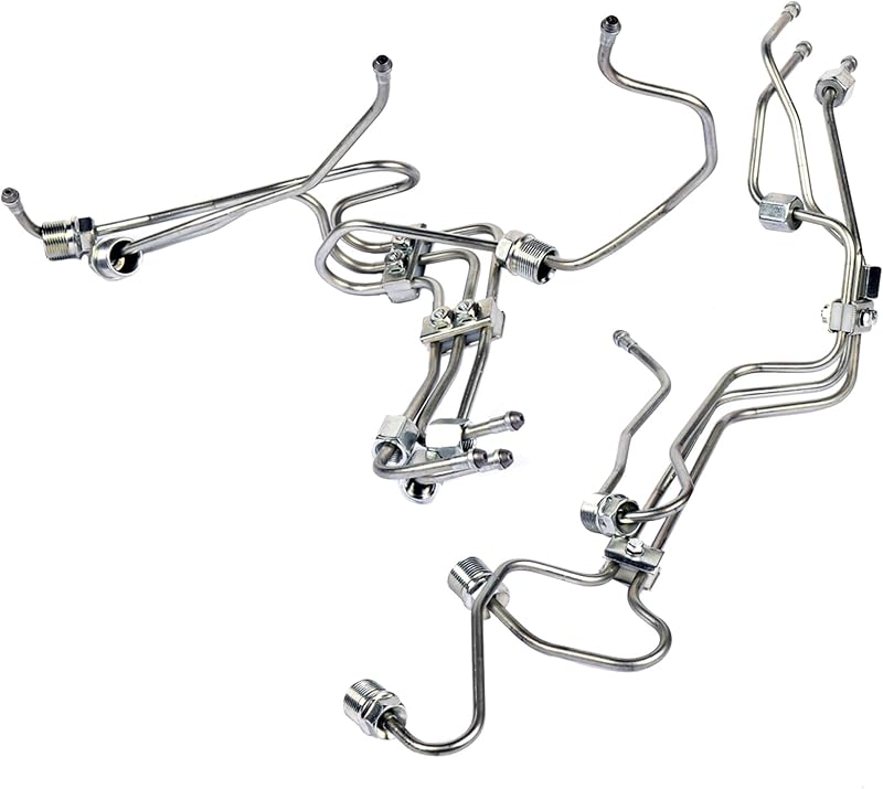 3943765 Fuel Injector Lines Replacement for 1998.5‐2002 Dodge Ram 5.9 Cummins 24V Engines w/ VP44 Pump 3943767, 3943769, 3943771, 3943773, 3943775