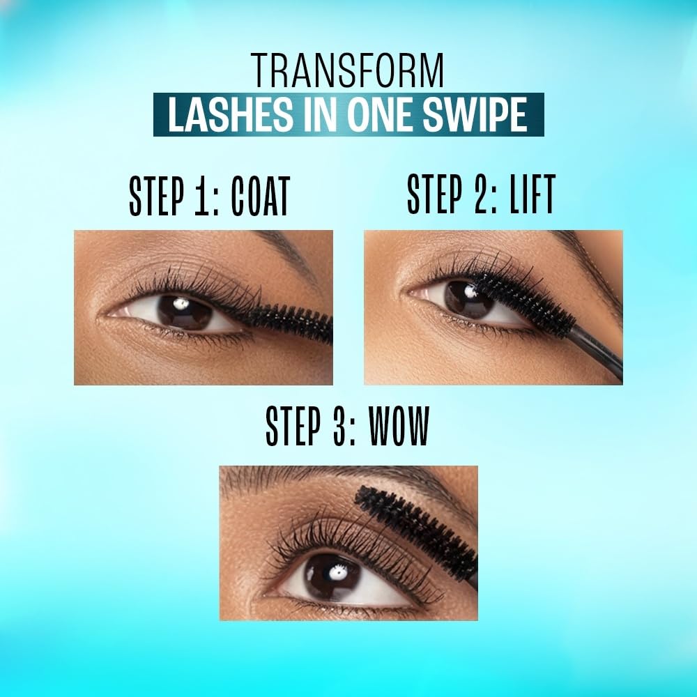 Lakme 9to5 Eyeconic Volumizing Mascara, Black, 2x Volume, Length & Lift, Lightweight & Smudgeproof, 12 ml 4