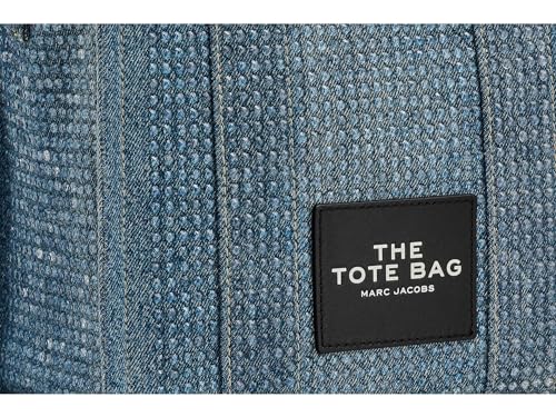 Bolso pequeño tote en denim cristal de mujer miniatura 6