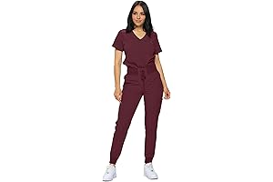 Maroon Scrubs for Women: Stretchy Scrub Sets for Unparalleled Comfort
