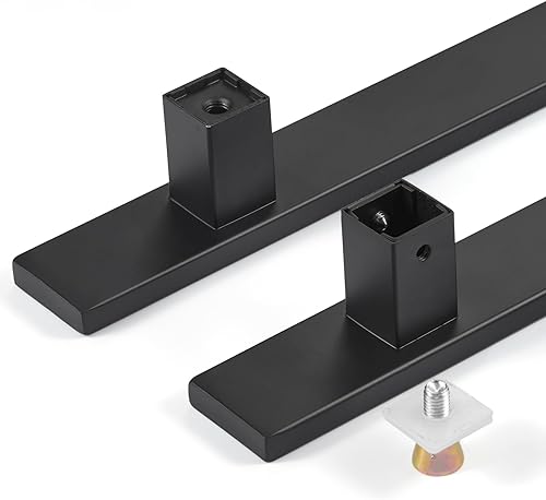 Miniatura 6 de Ranbo Manija de puerta de entrada de acero inoxidable 304 de grado comercial de 18 pulgadas, moderna, contemporánea, barra de tirador de escalera de