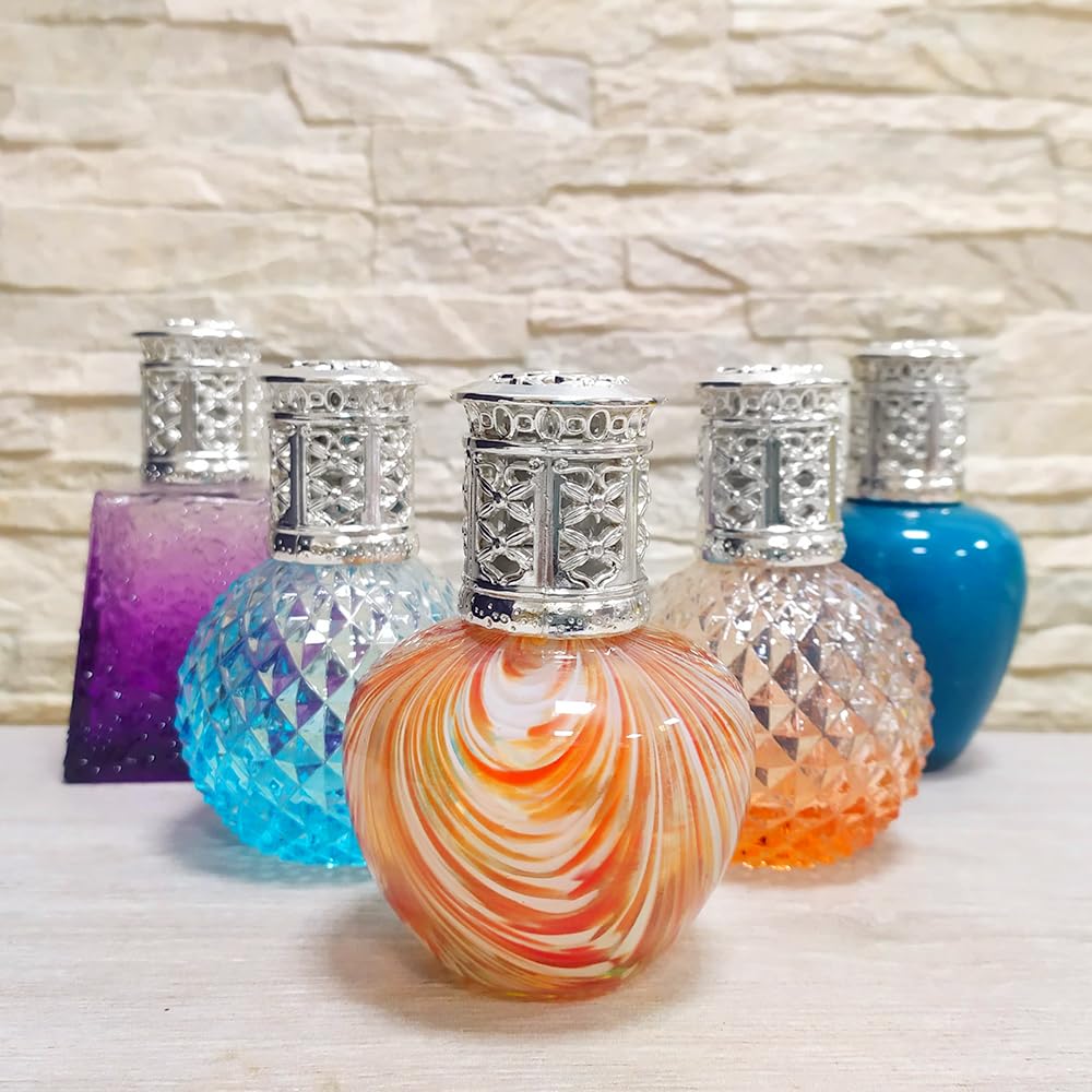 Pack Ahorro Lámpara Catalítica Orange Waves + Fragancia Aroma Lemon Cake 500ml. Elimina Malos olores e impurezas, perfuma y Limpia.