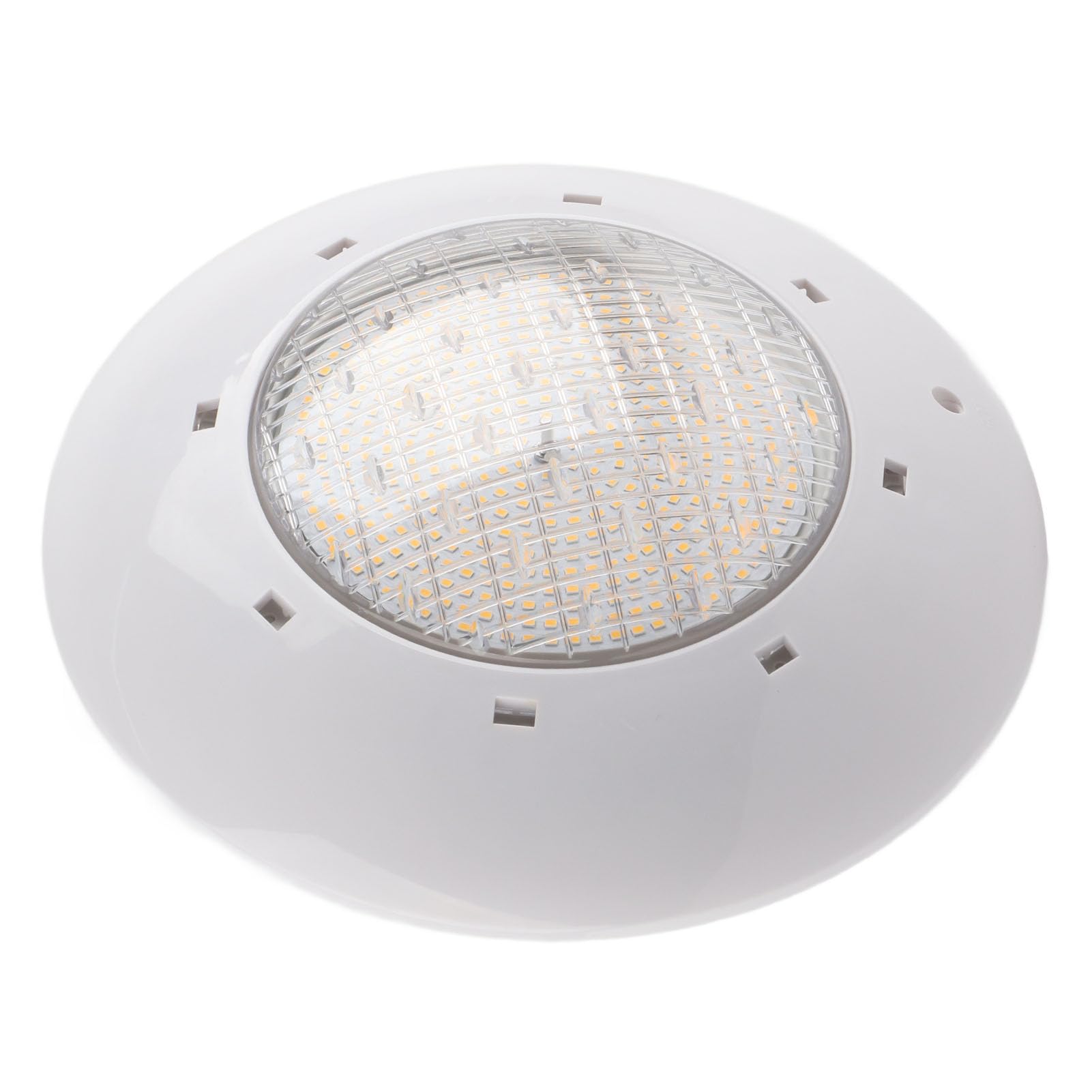 CHICIRIS LED-Unterwasserleuchte, Hohe wasserdichte Kunststoff-Schwimmbadlampe für Hotel-Poolbeleuchtung, IP68, AC12V, Warmes Licht (35W)