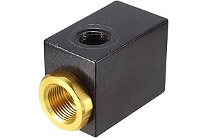 uxcell G1/4" Black One Touch Thread Pipe Pneumatic Quick Exhaust Control Valve QE-02