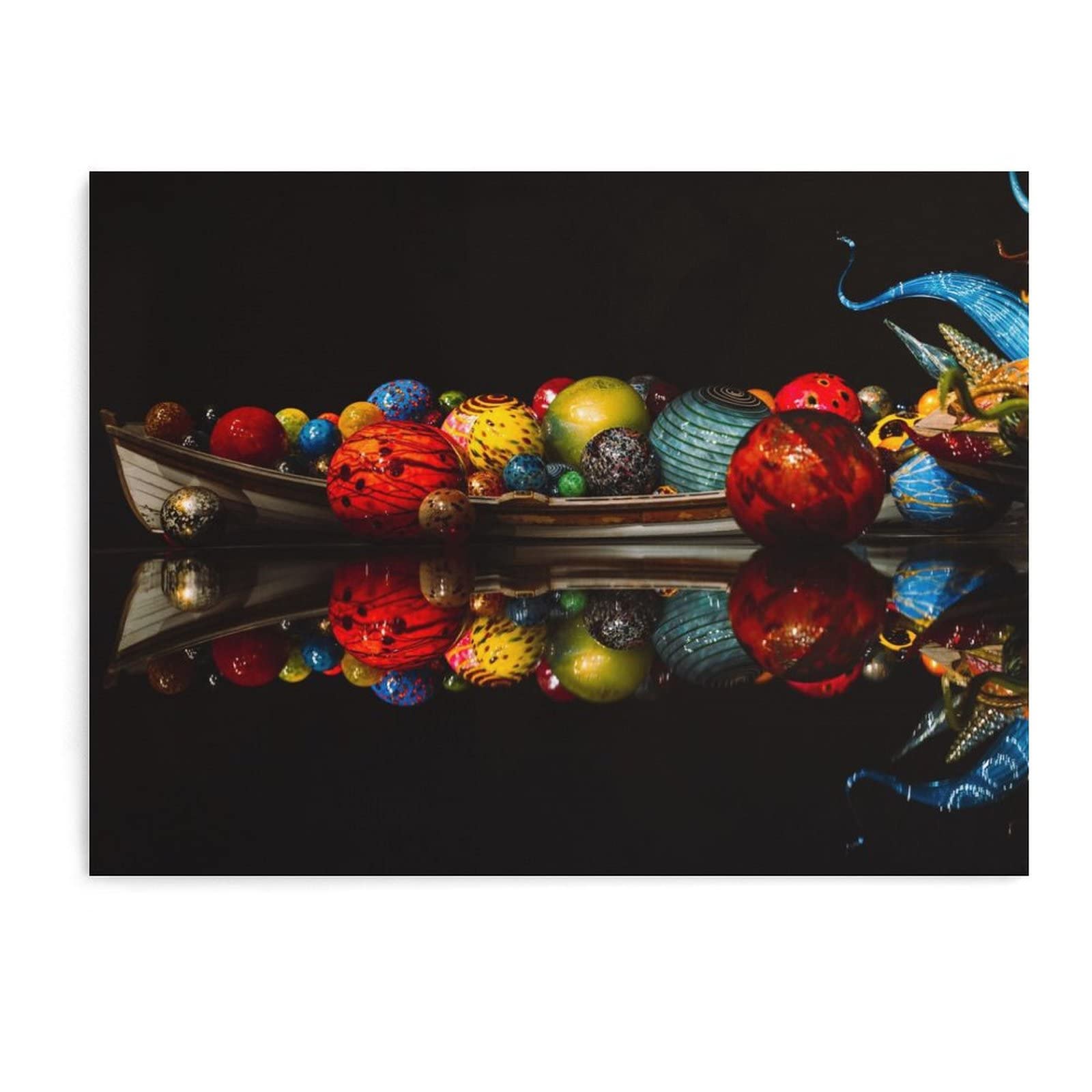 Chihuly Glass Art Wall Decor Poster Wall Art Paintings Canvas Wall Decor Home Decor Living Room Decor Aesthetic 20x26inch(51x66cm) Unframe-Style