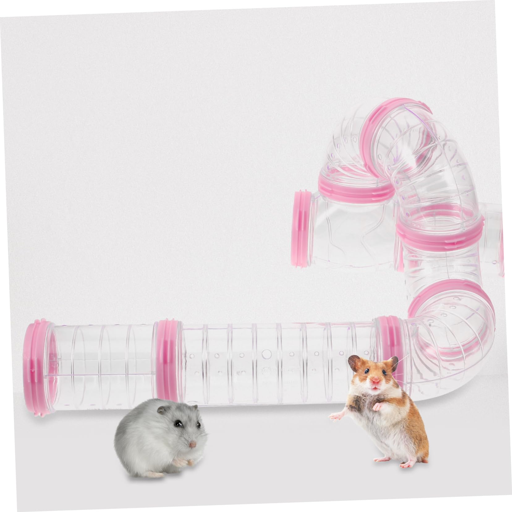 Hamsterröhren für Selbstgemacht Verbindungstunnel im Käfig, 2 Stück-Pack