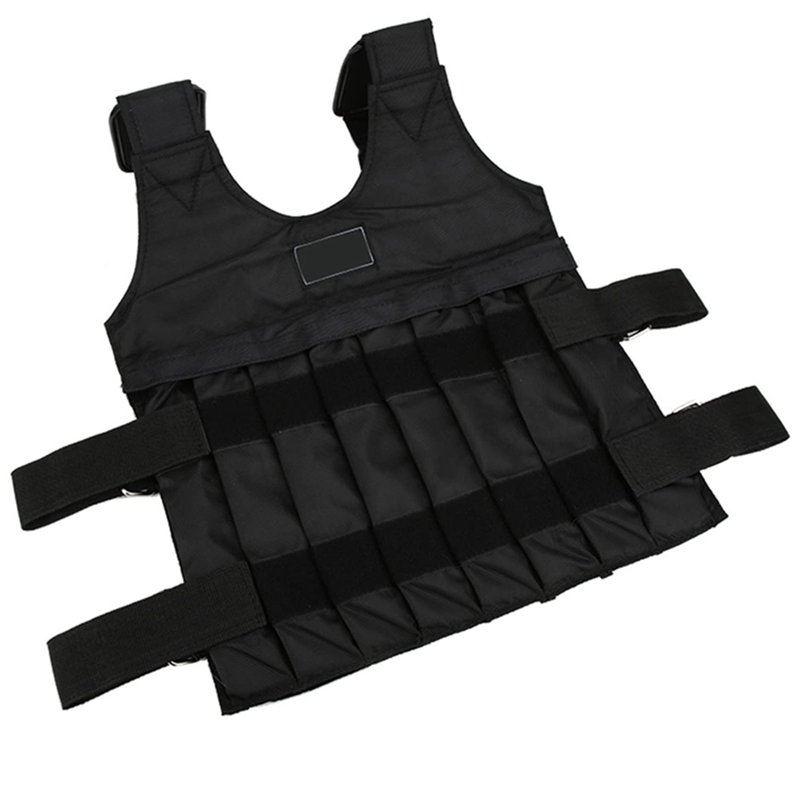 Gilet Lesté Ajustable 20Kg-50Kg - Chaleco Con Lastre - Charge Maximale 20 Kg - Tissu Ox Sport - Entraînement