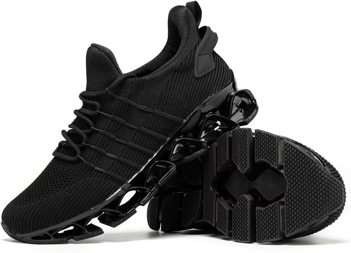 Mens Running Shoes Mesh Breathable Trail Runners Fashion Sport Blade Walking Tennis Sneakers - Image 6