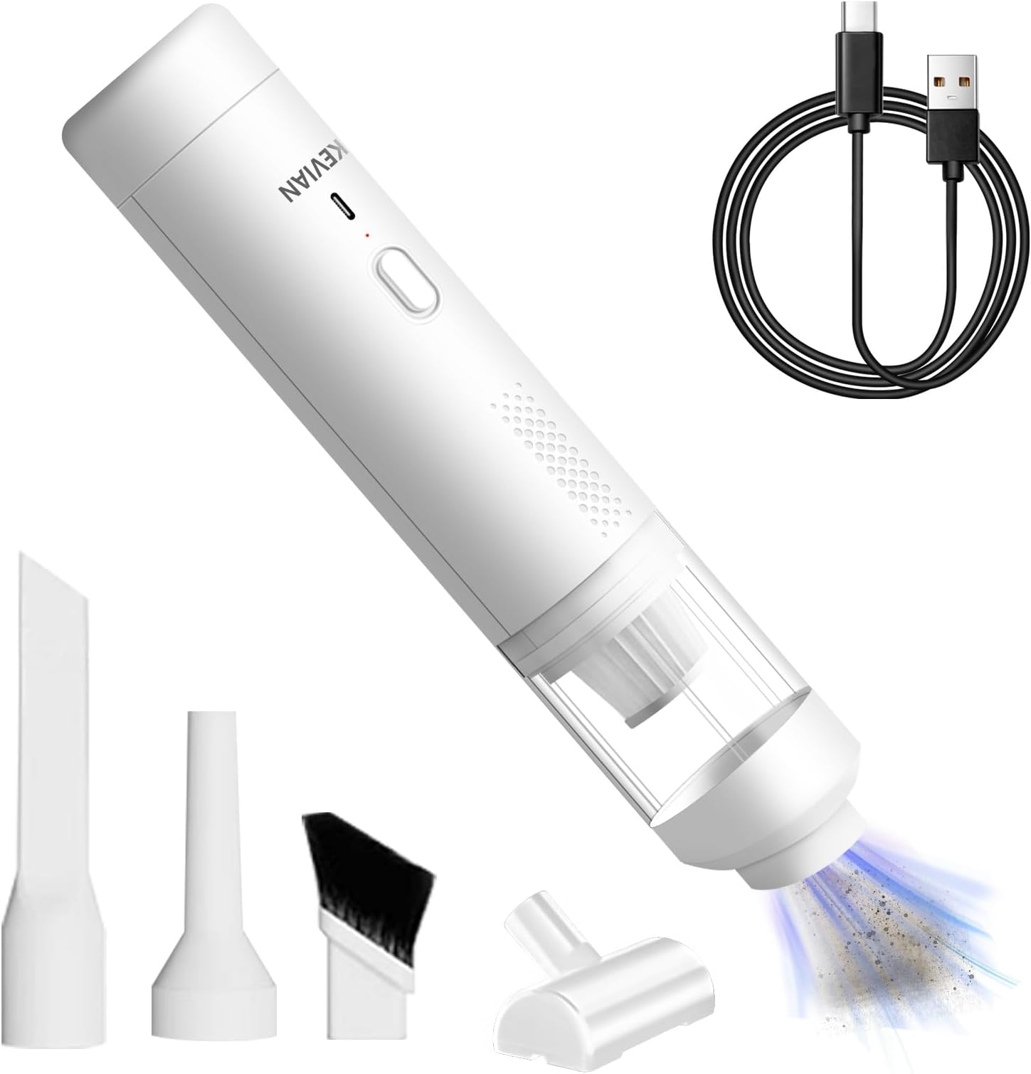 Mini Aspirapolvere Portatile Tenwin - Senza Fili, A Batterie, Per Tastiera, Auto, Ufficio