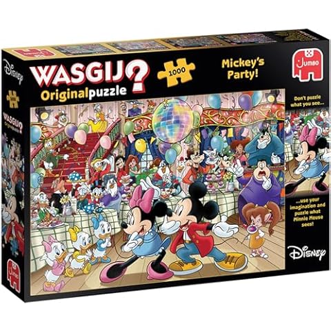 Wasgij Original Mickey's Party 1000 Piece Puzzle Cover