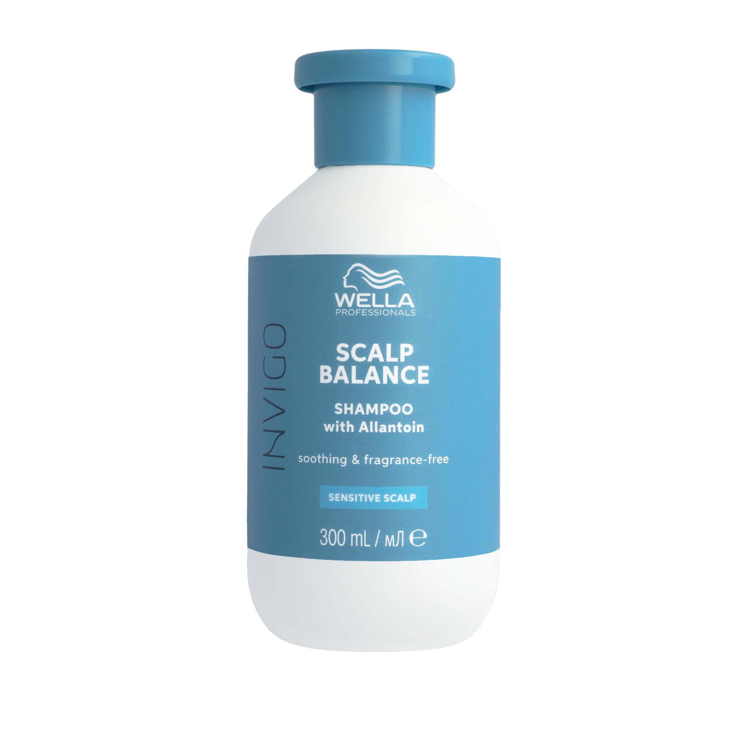 Wella Professionals INVIGO SCALP BALANCE Shampoing doux et apaisant – pour cuir chevelu sensible – sans parfum
