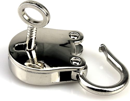 Miniatura 3 de 1PCS Vintage Mini Bear Candado Cerradura de llave estilo antiguo Cerradura de llave pequeña (Plata)