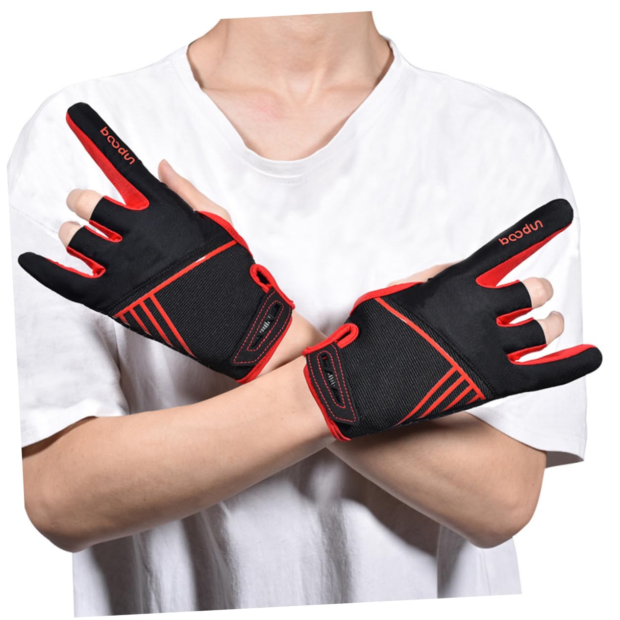 BESPORTBLE Silicone Anti-Slip Bowling Gloves Professional Elastic Breathable Size L/XL for Bowling Sport Gloves