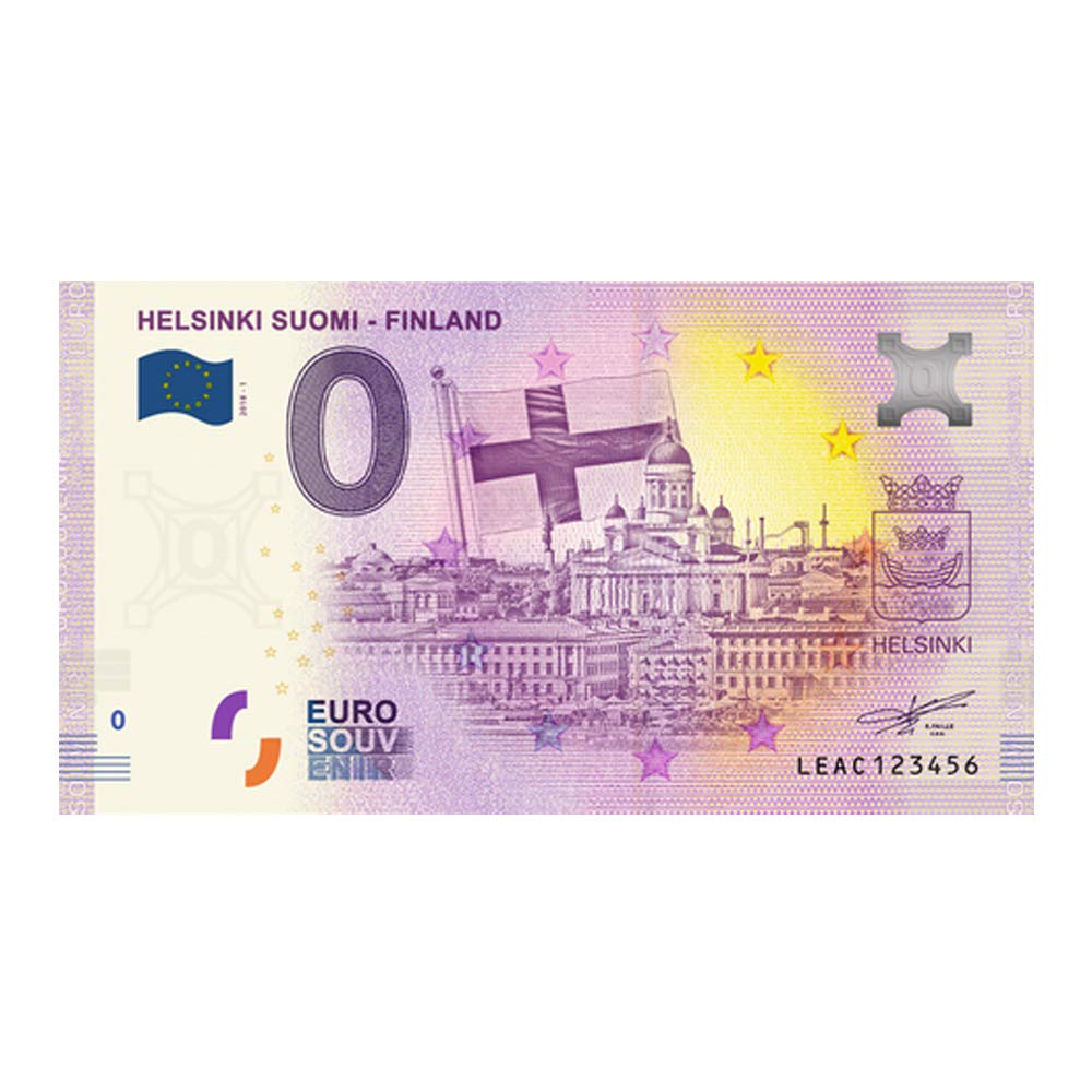 Generisch Helsinki Finland Zero Euro Souvenir