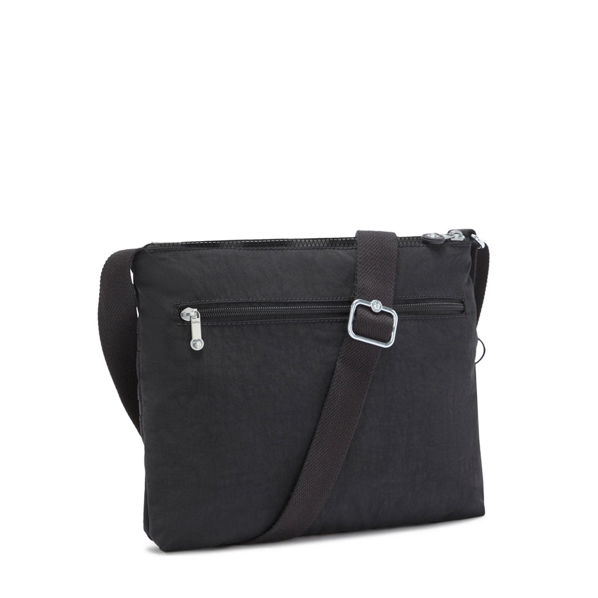 Kipling Bolso cruzado sólido Alvar para mujer, Negro (Black Noir) 7