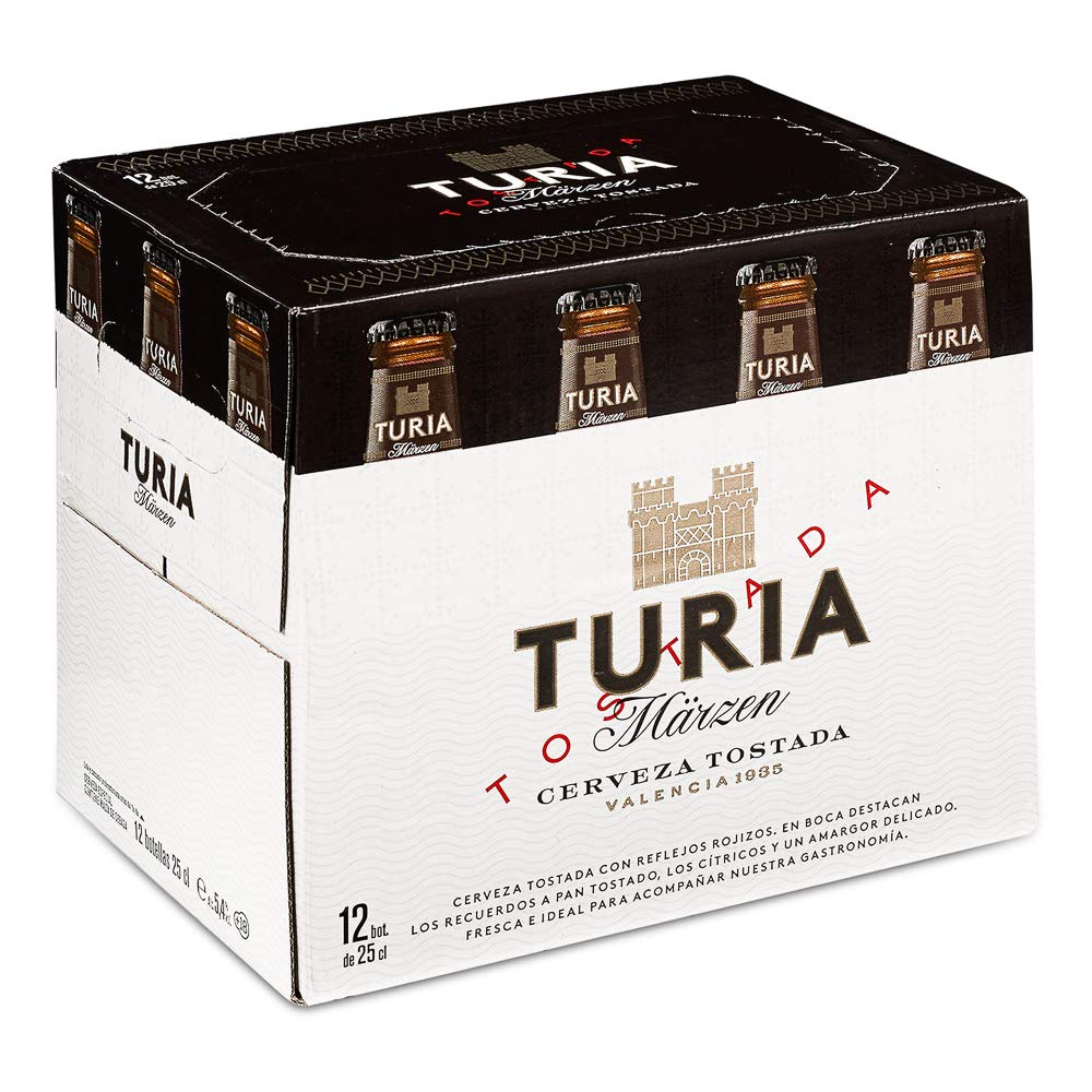 Turia Marzen Cerveza Tostada - Caja de 12 Botellas 25cl — view 2