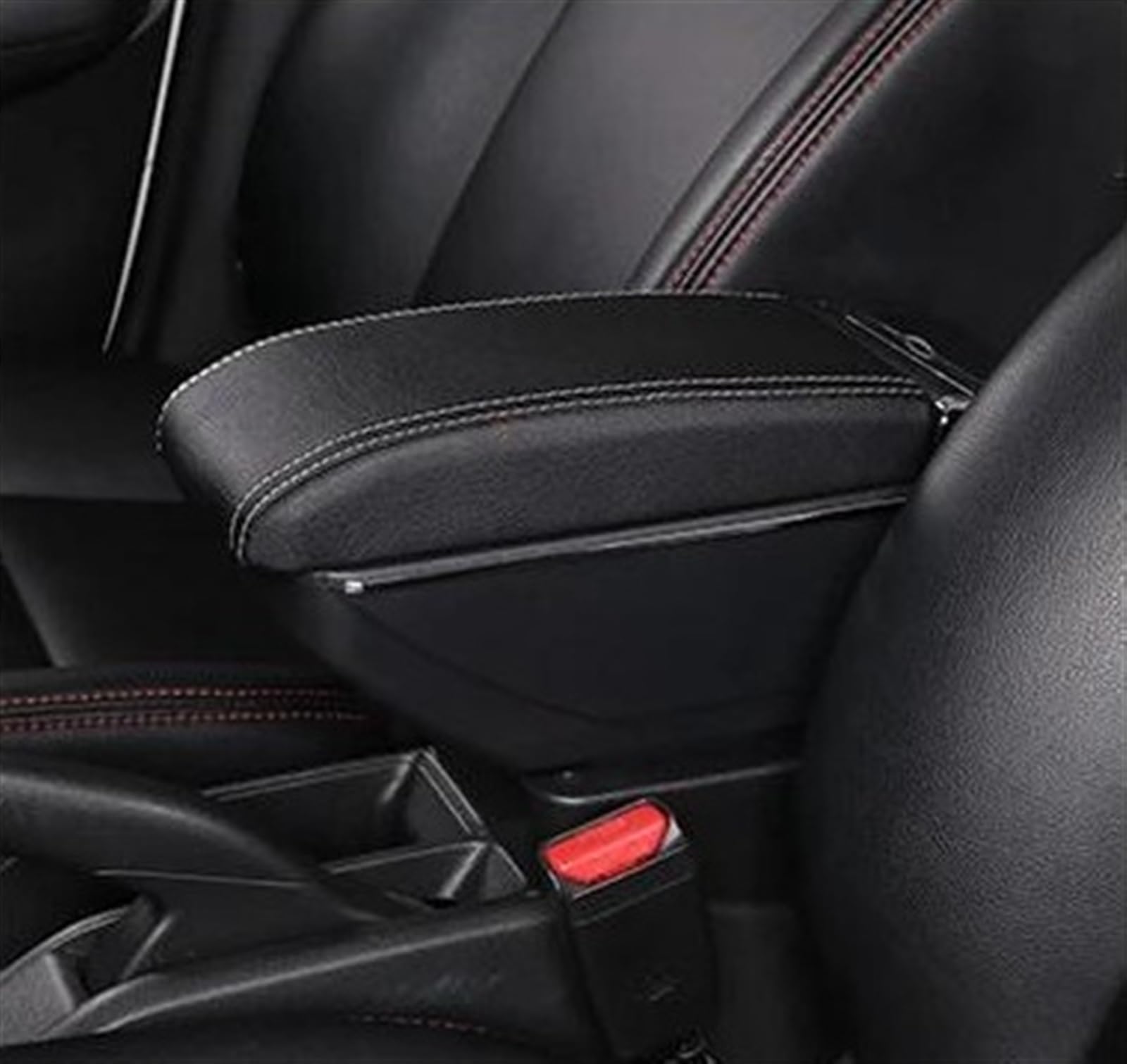 NOHEEU Armrest Box With Multifunctional Support PU Upholstered Car Interior Modification Accessories For Swift 2005-2022(B Styke Black White)