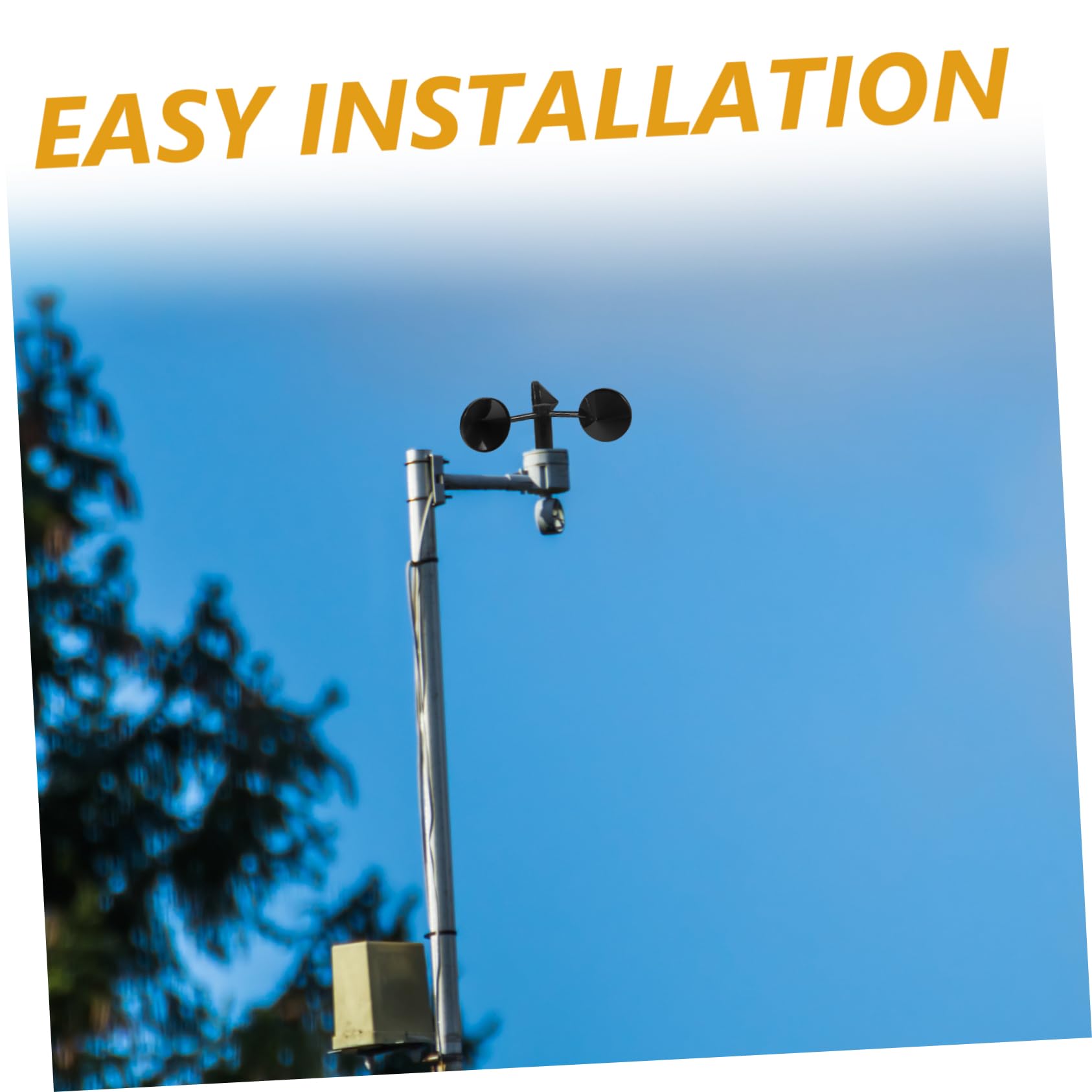 FONDOTIN Anemometer Cup Replacement Sensor Housing Sturdy Abs Construction for Accurate Measurement Lightweight and Easy to Install for Meteorological Monitoring
