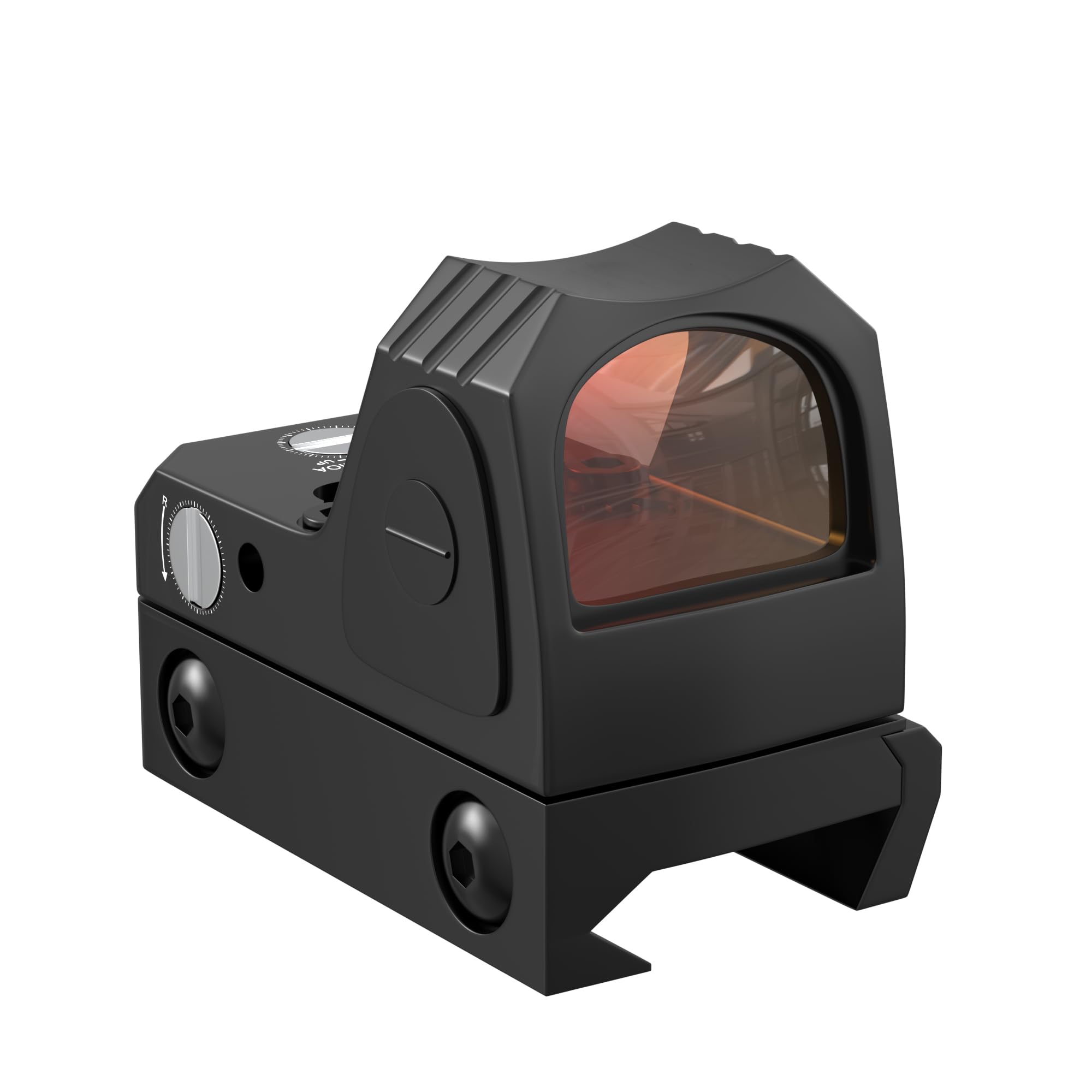 Mini Red Dot Sight, 3 MOA Tactical RMR Reflex Sight for Glock Scope Red Dot Optics Compatible with Pistol Handgun 20mm Picatinny Rail Mount