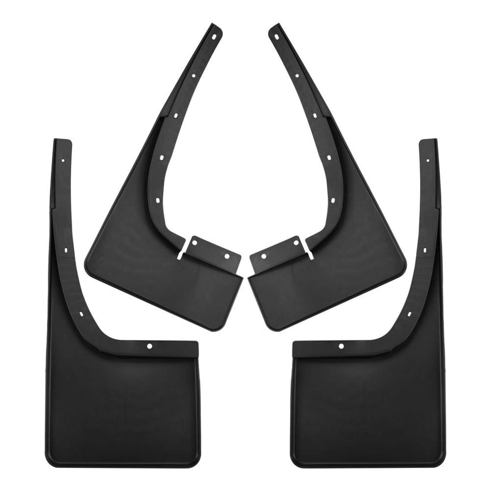 CDQSB 4 Pcs Car Mud Flaps for Ford Ranger 2011-2018, Front Rear Fenders Splashproof Splash Guards Mudflaps Protects Accessories