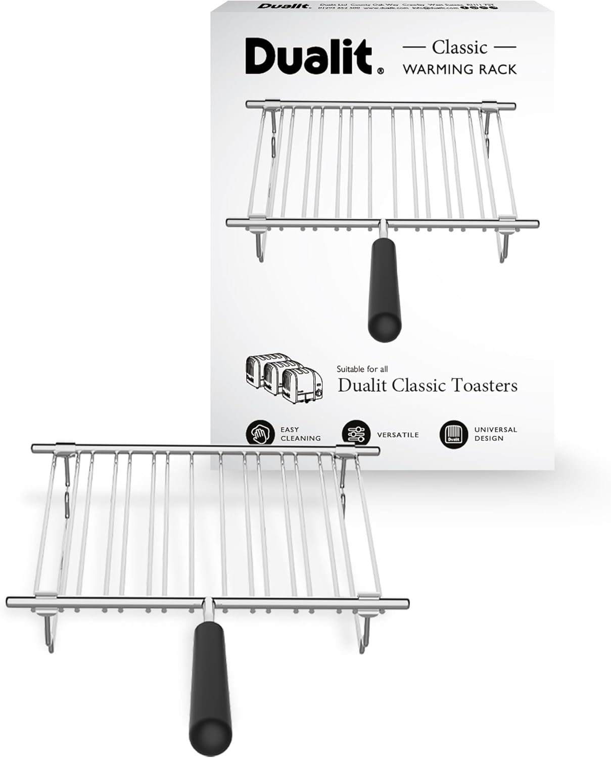 Dualit Classic Warming Rack for Dualit Classic Toasters | 1 x Warming Rack To Warm Items over a Dualit Toaster | Toaster Warming Rack | Ideal Toaster Accessory