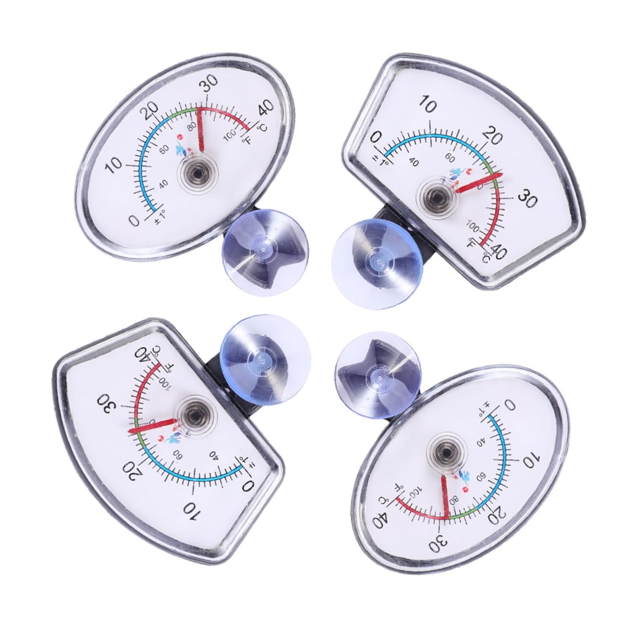 BESPORTBLE 4pcs Fish Tank Thermometer Aquarium Patch Thermometer for Water Easy-to-Read