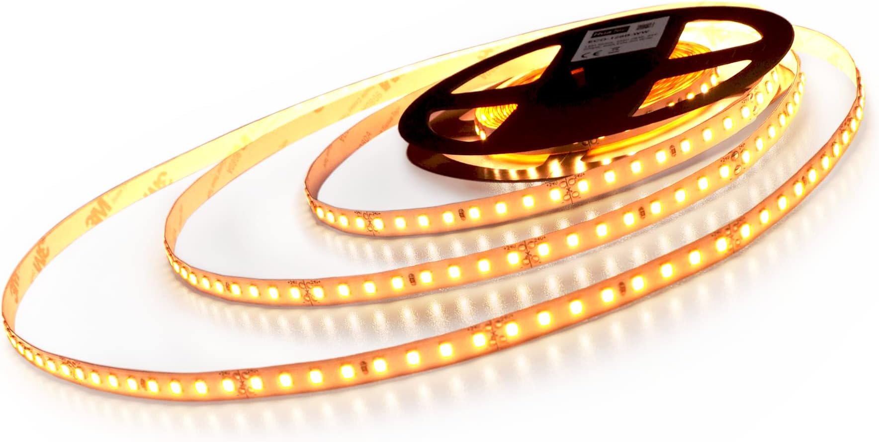 Arotelicht 5m LED Streifen Warmweiß 3000K - 12V LED Band Selbstklebend