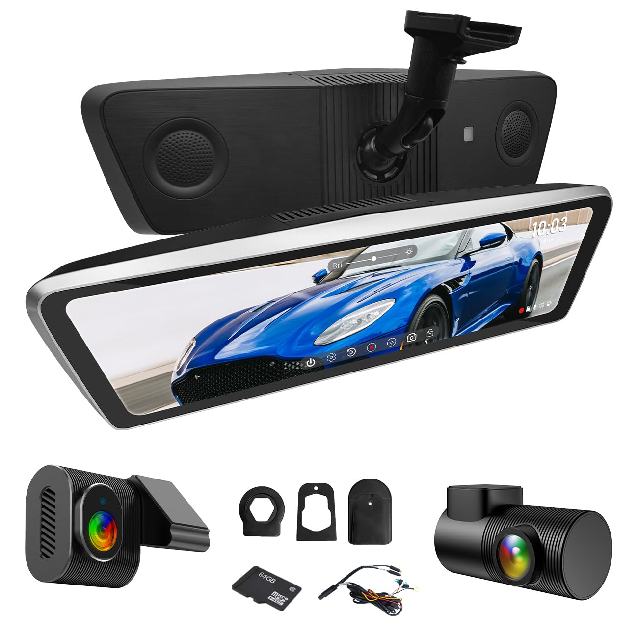 NikoMaku AS-J3 Pro V2.0 ミラー型ドライブレコーダー ニコマク 