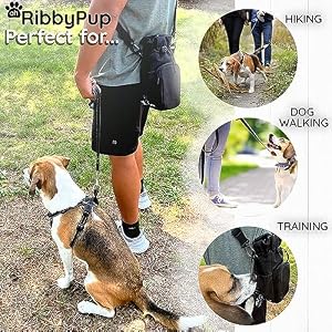 Waterproof Dog Walking Bag and Universal Water Bottle Holder, Built In Poop Bag Dispenser, Unisex Cross Body Treat Pouch, Walking Hiking Dog Training Sport Bag (Army Green) Waterproof Dog Walking Bag and Universal Water Bottle Holder, Built In Poop Bag Dispenser, Unisex Cross Body Treat Pouch, Walking Hiking Dog Training Sport Bag (Army Green)