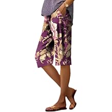 Shorts for Women 2025 Dressy Casual Knee Length Printed Vintage Boho Summer Trendy Breathable Lightweigh Pants