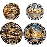 Operation Desert Storm 35th Anniversary Commemorative Coin, Persian Gulf War Operation Desert Storm Veteran...