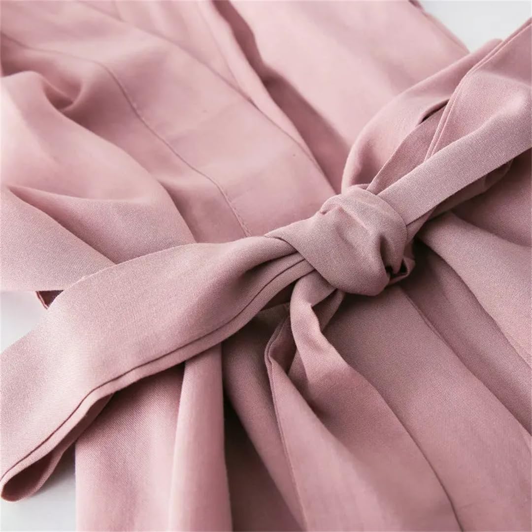Yeuyyben Sposa Damigella D'Onore Abiti Rayon Cotone Kimono Abiti Con Pizzo Robe Donne Abito Da Sposa Da Sposa Partito Accappatoio