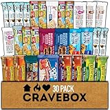 CRAVEBOX Granola Nutrition Bars Mix (30count) - Easter Healthy Snacks to Go, Breakfast Cereal Health...