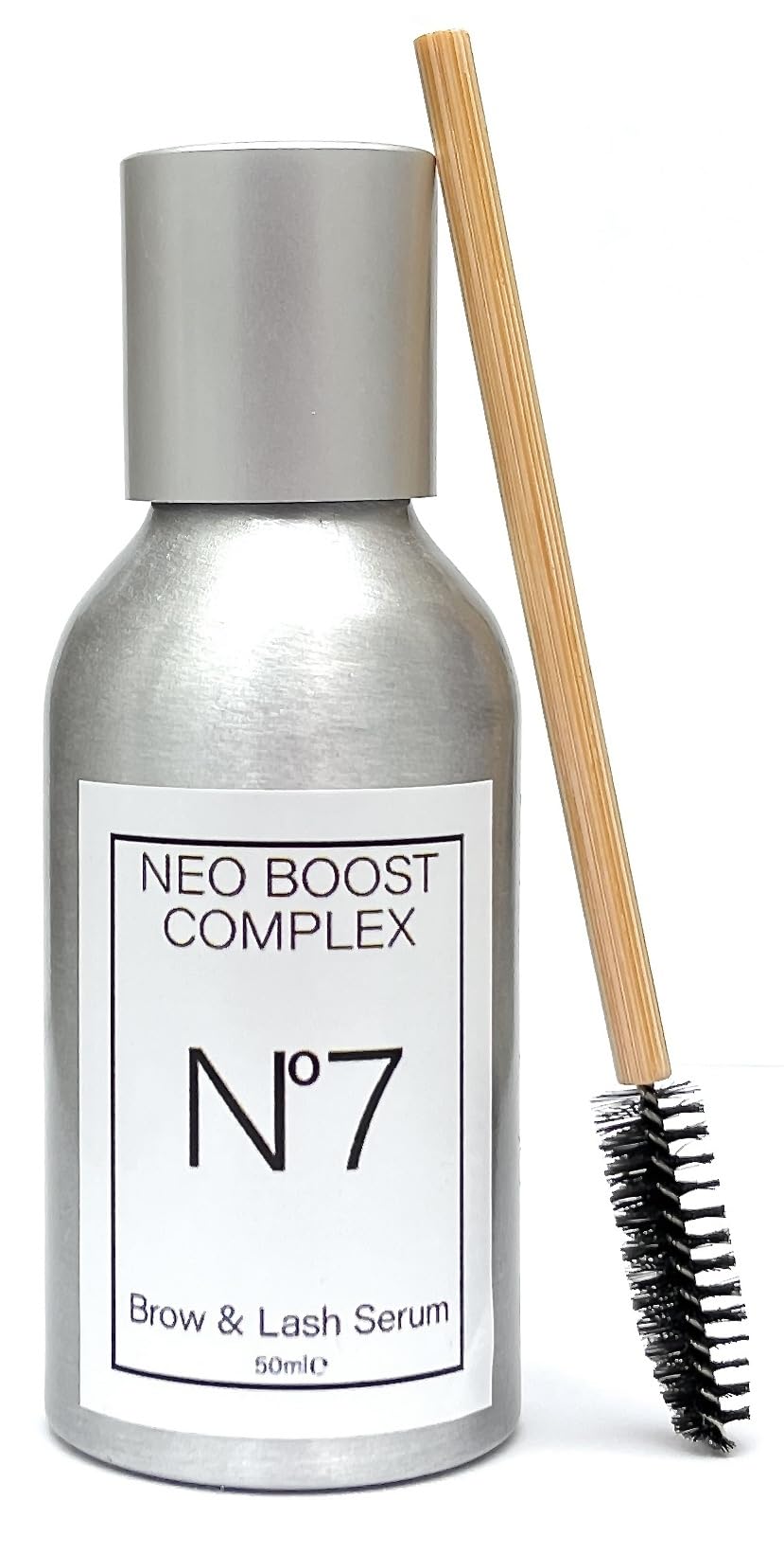 No.7 Lash & Brow Oil. 100% Natural. Botanical Oils to Promote Lash & Brow Growth. With a Tiger's Eye Crystal in the Bottle. 50ml