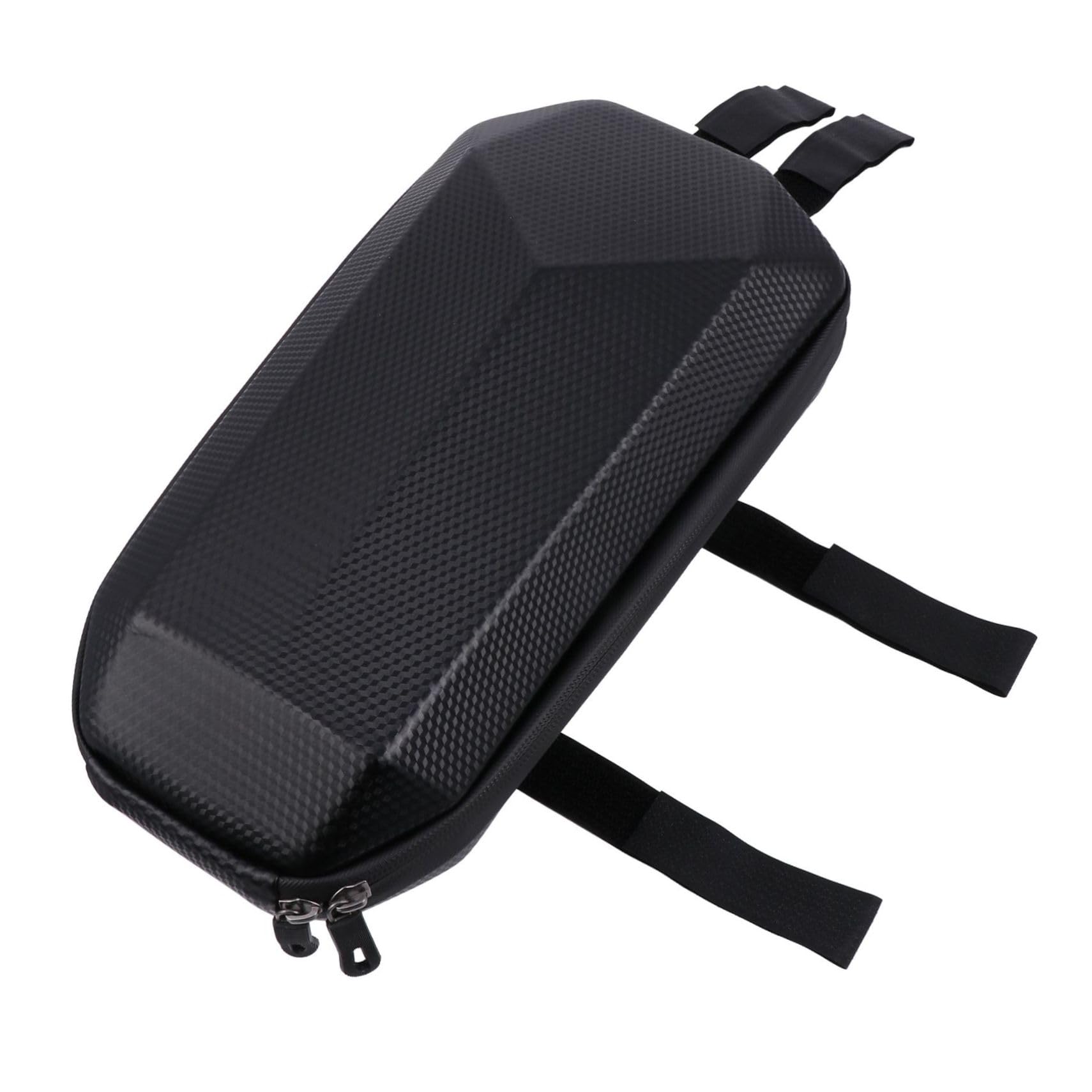 BESTonZON Autotasche Roller Lagerung Hartschalen-Lenkertasche wasserdichte Beutel Scooter-Rucksack handytasch pocksocket für Handy Bike Gadgets Fahrradtasche Fahrradlenkertasche Eva Black