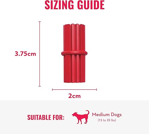 Miniatura 10 de KONG - Palo dental - Juguete duradero de goma dientes y encías para limpieza de perros