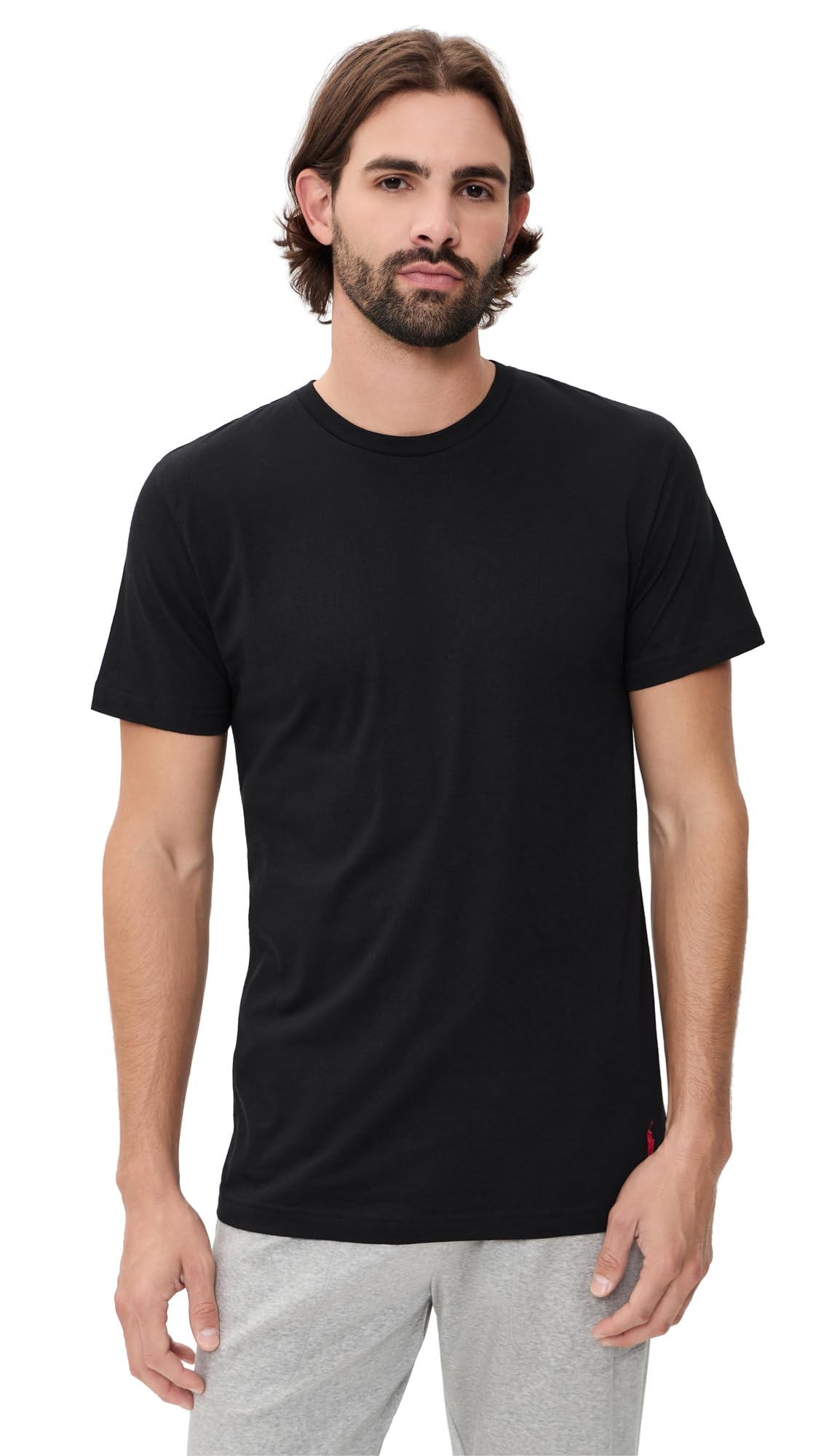 Men's T-Shirt, 3-Pack, Classic Men's Cotton Crewneck Shirts, Moisture-Wicking, (Long, Big & Tall)