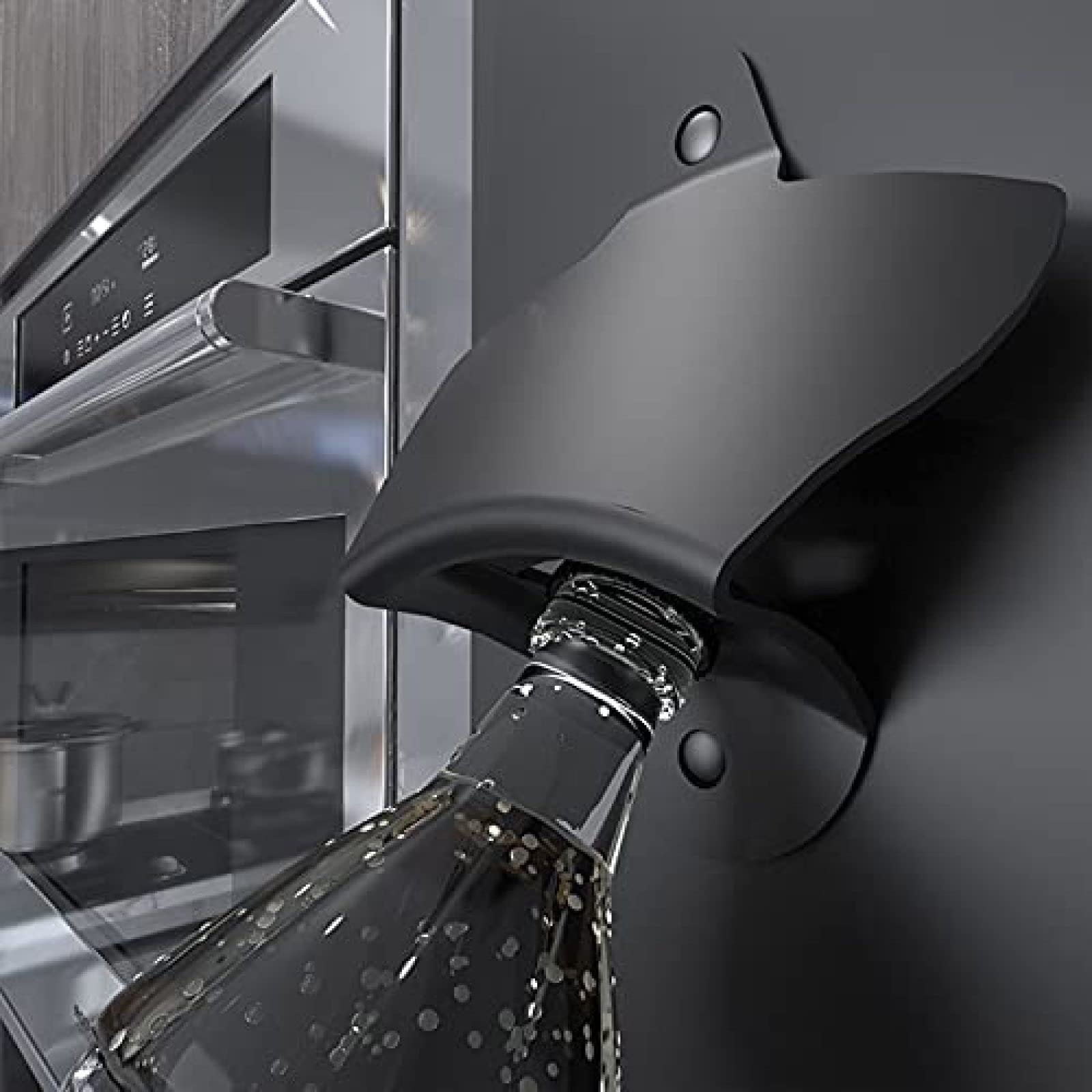 Wand-Flaschenöffner, Edelstahl-Bierflaschenöffner mit Eisenkappenfänger, Kühlschrank-Magnetöffner-Werkzeug, für Küche, Bar, Hof, Geschenke für Männer, Bierliebhaber