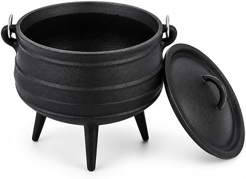 Cast Iron Potjie Pot No. 1 with Lid for Braai & Camping