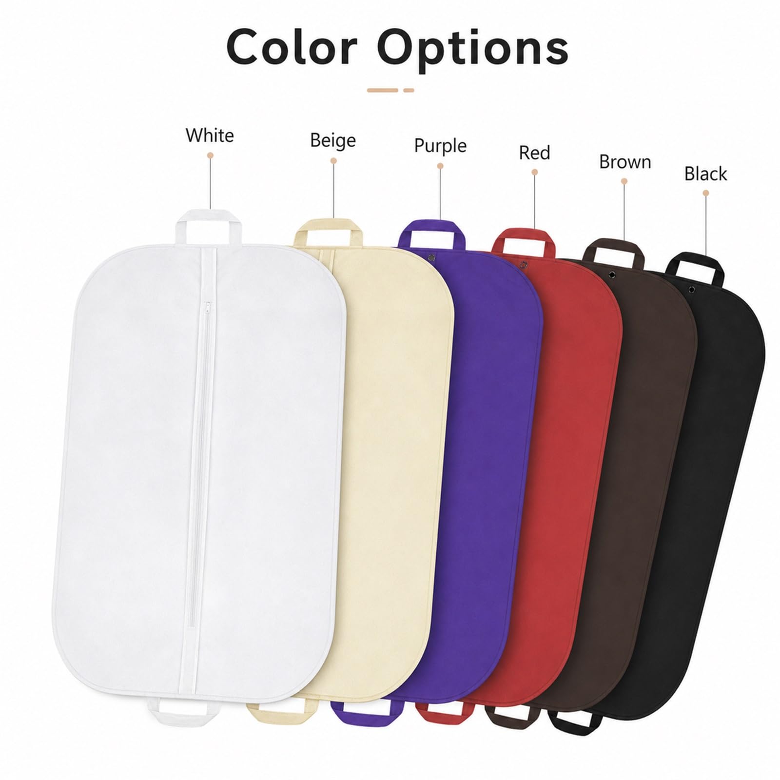Sacchetti Antipolvere per Indumenti,Borsa Porta Abiti,Copertura Vestiti,Pieghevole,Antipolvere,Resistente all'umidità,per Abiti,Vestiti,Cappotti,Giacche,Camicie e Maglioni