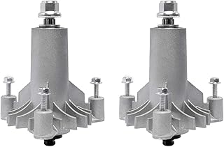 TENGMUJX 2 Pack Spindle Assembly Replaces AYP 130794 532130794 128285 with 3 Mounting Bolts and Blade Mounting Bolt, Mount...