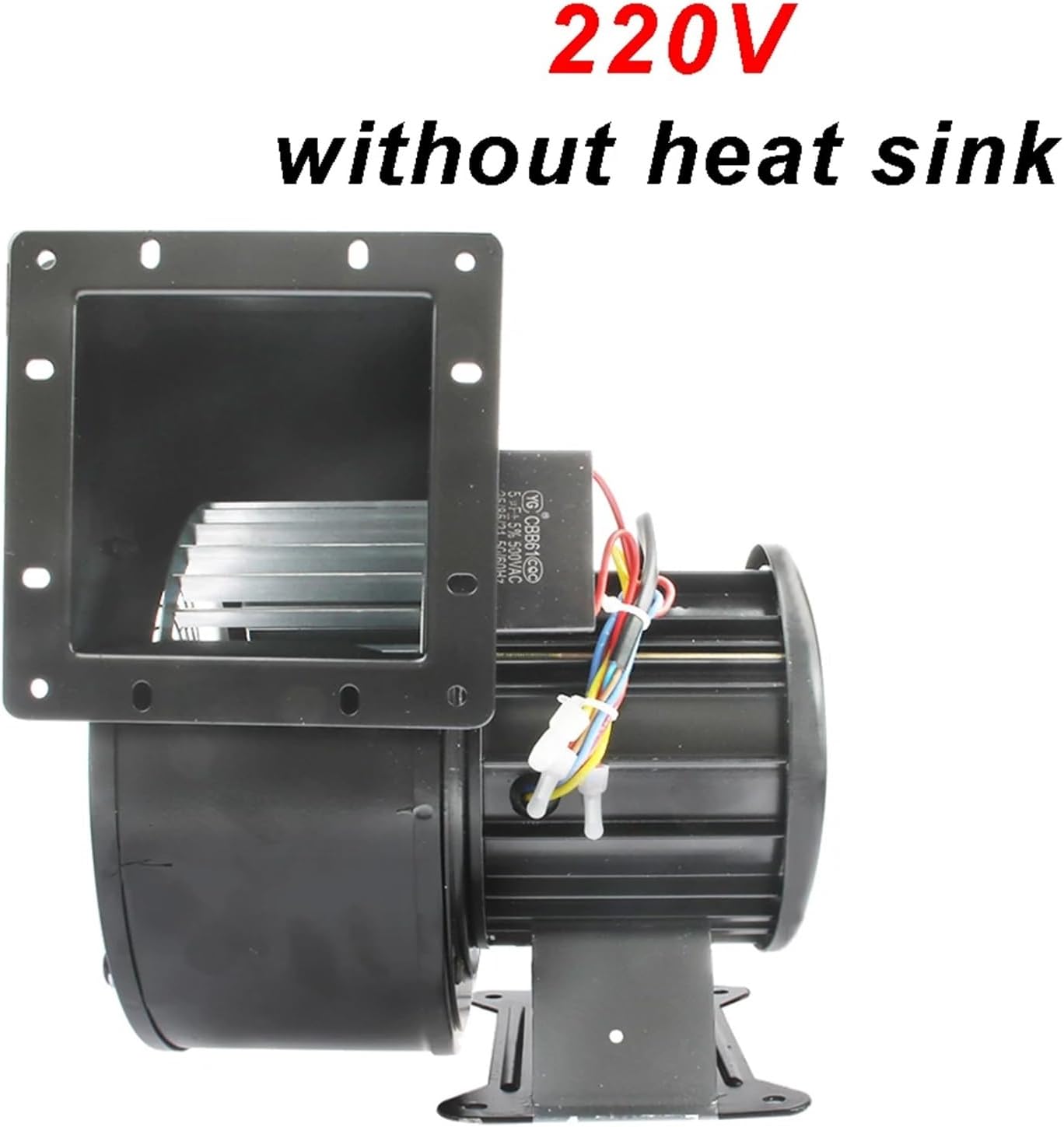 Small Power Frequency Centrifugal Fan 150FLJ7 / 5 220V 380V 320W 330W Industrial Cooling Blower EU UK AU Adapter(220V no Heat Sink,EU)